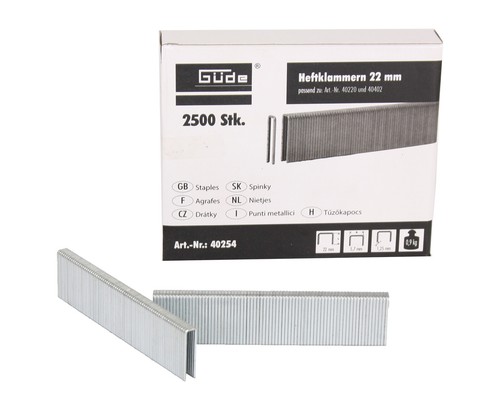 Tackerklammern lang - 13-40, mm