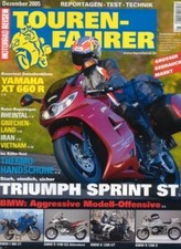TF0512 + Test TRIUMPH Sprint ST + Zubehör YAMAHA XT 660 R + TOURENFAHRER 12/2005