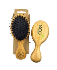 ECO Mini Styling Haarbürste mit Wildschwein Borsten anti-statisch 100% Vegan