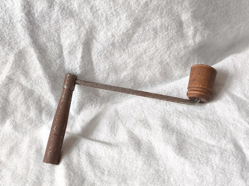 Alte comtoise kurbel für uhr - alte,