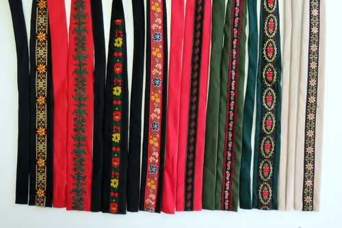 Vintage wollmischung krawatte - ,
