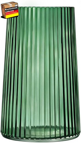 Moderne glasvase grün - glasvase,
