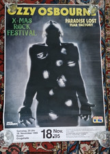 Ozzy Osbourne Tour Plakat no ticket no shirt metallica slayer no lp