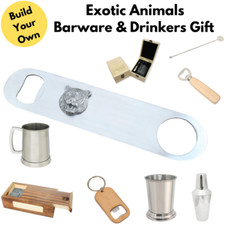 Exotische Tiere Barzubehör & personalisierte Trinkgeschenke