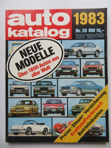 Autokatalog modelljahr - autokatalog, nr