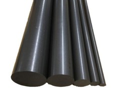 PTFE Teflon Kohle Rundstab 25% schwarz Stab D 10-100mm Kunststoff  L ab 20mm!!!