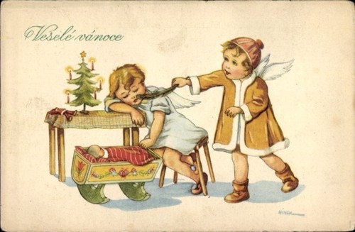 Glückwunsch weihnachten - ak,