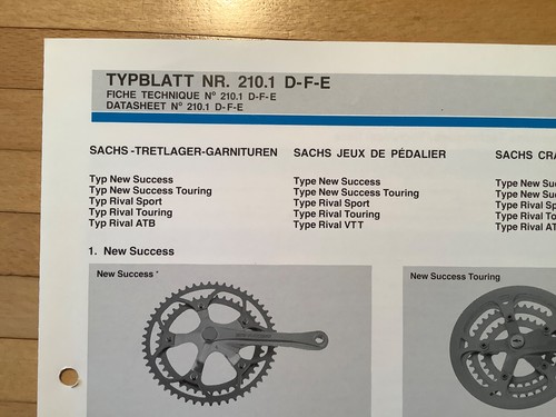 Fichtel sachs typblatt nr - fichtel,