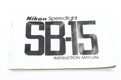 Nikon speedlight 15 - nikon,