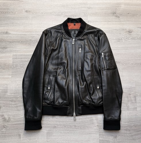 Belstaff clenshaw lederjacke - belstaff,