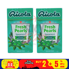 2 Box Ricola frische Perlen 25g kostenloser Versand weltweit