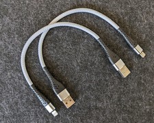 2x Ladekabel Datenkabel 20cm