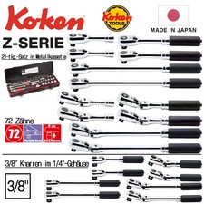 Koken Zeal Z-Serie 3/8" Knarre/Ratsche 72-Zahn | Enge Toleranzen | Leichtgängig