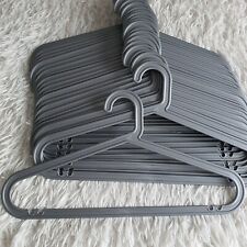 50 x Kleiderbügel Bagis Bügel Set Wäschebügel Garderobenbügel Grau / Silber