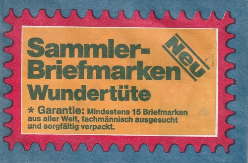 Briefmarken wundertüte - 10,