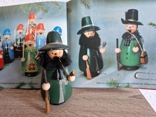 Räuchermann Erzgebirge DDR Weihnachten alt Expertic Jäger 13 cm