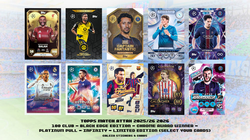 Topps match attax - match, 2025/26