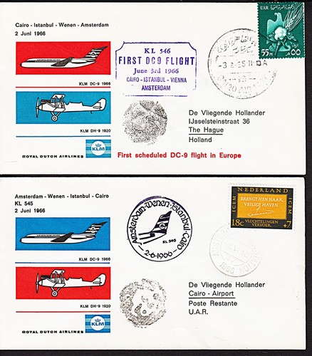 Klm 1966 kairo - ✈2x,