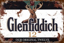 Retro Blechschild GLENFIDDICH
