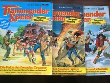 Flammender Speer - Heft 4, 12 & 14 - 3 x Bastei Comic alle mit Poster