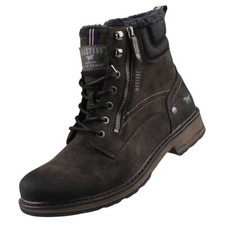 Mustang Herren Winter-Stiefel Boots Dunkelgrau 4157609/20 gefüttert