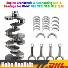 Kurbelwelle Crankshaft, Pleuelstange, Lager für BMW N20 320i 328i 528i 2.0L