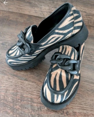 Zebra schuhe loafer fell - schuhe,