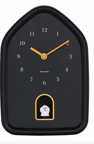 Karlsson wanduhr modern doggy - wanduhr,