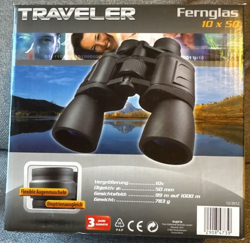 Fernglas traveler 10x50 - fernglas,