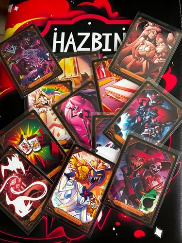 Hazbin hotel trading - hotel, cards
