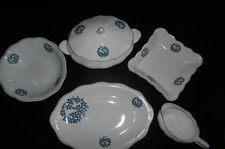 JRJS Cluj Porzellan Romania  5 tlg Speiseset-Suppenterrine, Sauciere u.m.