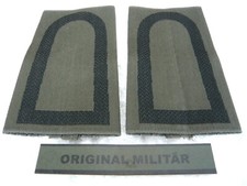 Rangabzeichen Heer Stabsunteroffizier schwarz/oliv Schulter Klappen Schlaufen 