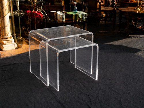 Vintage plexiglas satztische - vintage,