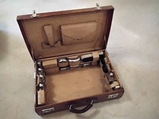 Prächtiger Leder Reisekoffer