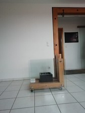 Bioethanol-Kamin-Holz-Glas