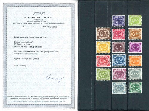 Bund brd posthorn 123 - bund, 123-138