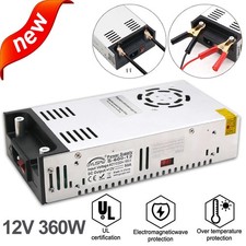 DC 12V 30A 360W LED Netzteil Trafo Schaltnetzteil Adapter Power Supply für LED