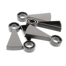 5x Lego Wendeltreppe Stufen 2 1/2x6 neu-dunkel grau Treppe 4153418 78131 40243