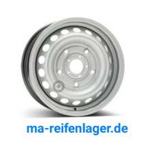 4x 6,5x16 ET60 Stahlfelgen