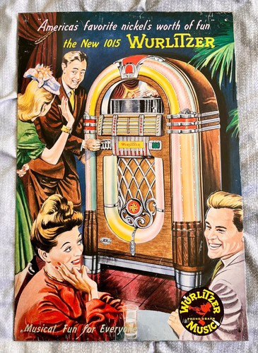 Vintage blechschild wurlitzer - blechschild,