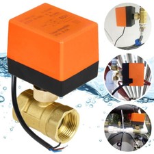 2 Wege Ventil 1 Zoll Zonenventil Elektrisch Kugelventil Motorkugelhahn 220V AC