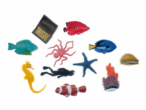 10x korallenriff fische - 10x, set