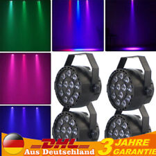 4 Stück Bühnenlicht Set LED Par Licht Bühnenbeleuchtung Show Party DJ Club Lampe