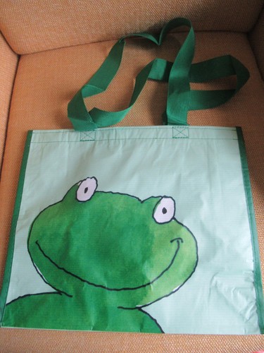 Frosch werbefigur tasche - frosch,