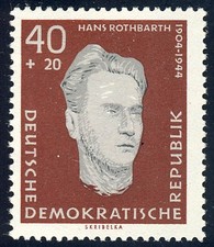 756 Gedenkstätte Sachsenhausen Rothbarth 40+20 Pf **