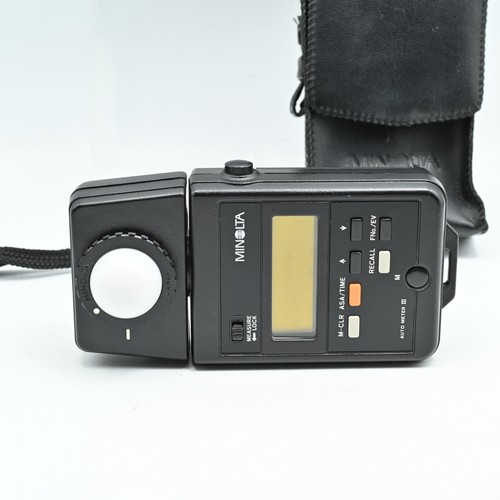 Minolta auto flash meter iii - auto, f