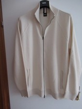 BOSS -Designer- Strickweste - wollweiß - Baumwolle/Wolle - Gr. XXL - neu !