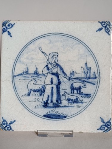 Antike fliese aus delft - fliese, 17