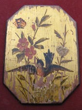 Ölgemälde: Blumen Vogel