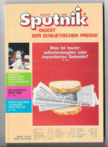 Sputnik zeitschrift udssr - sputnik,